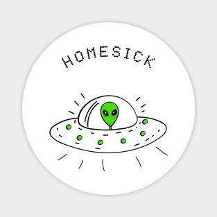 alien homesick Magnet